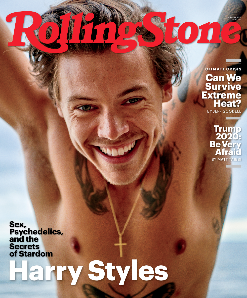Harry Styles copertina Rolling Stone Magazine