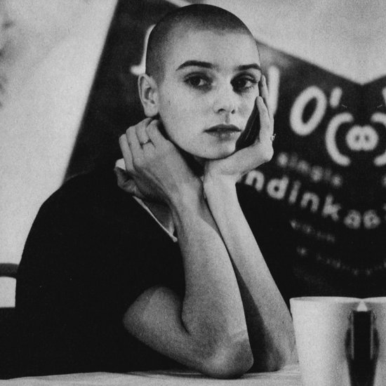 Sinéad O’Connor ritratto bianco e nero