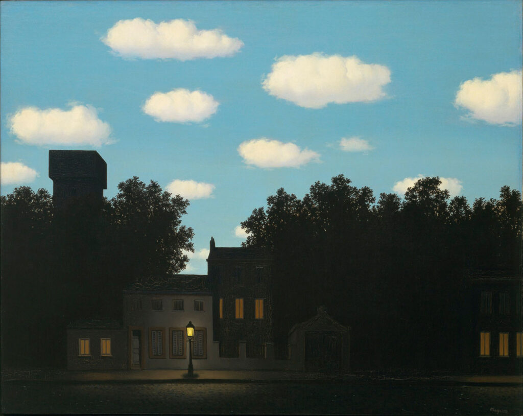 René Magritte, L’Empire des lumières II L’Impero delle Luci II New York The Museum of Modern Art