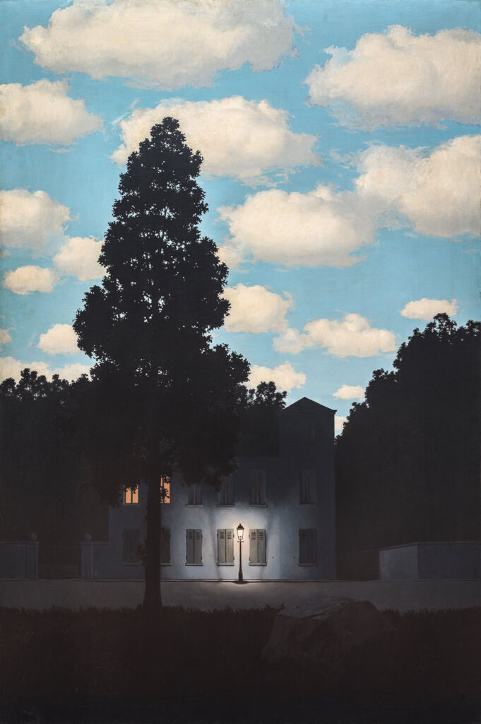 René Magritte L’Empire des lumières L’Impero delle Luci Collezione Peggy Guggenheim Venezia