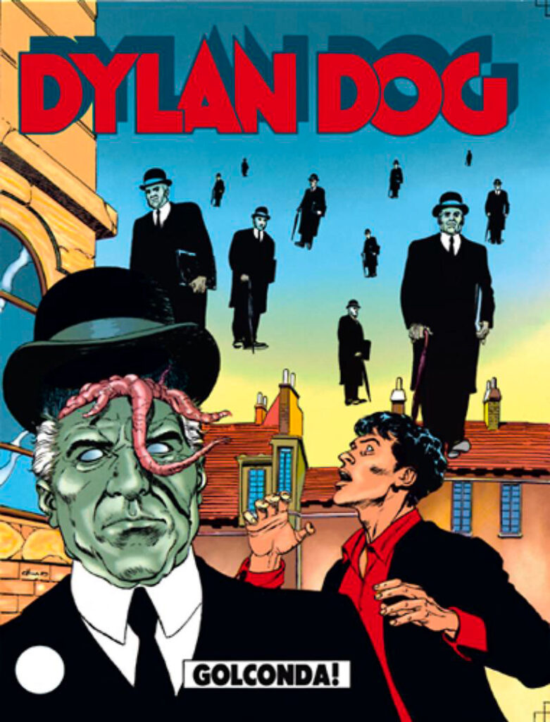 Claudio Villa, Golconda, copertina per Dylan Dog, n. 41, 1990.