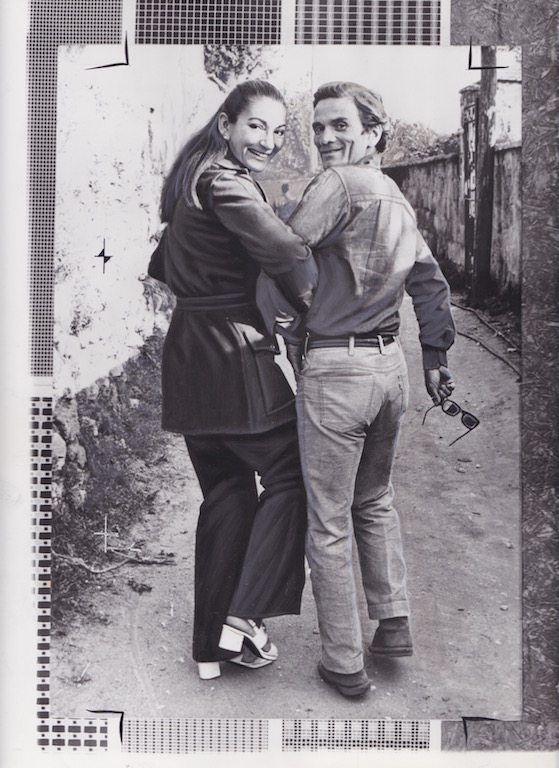 Pasolini e Maria Callas foto Mario Tursi 