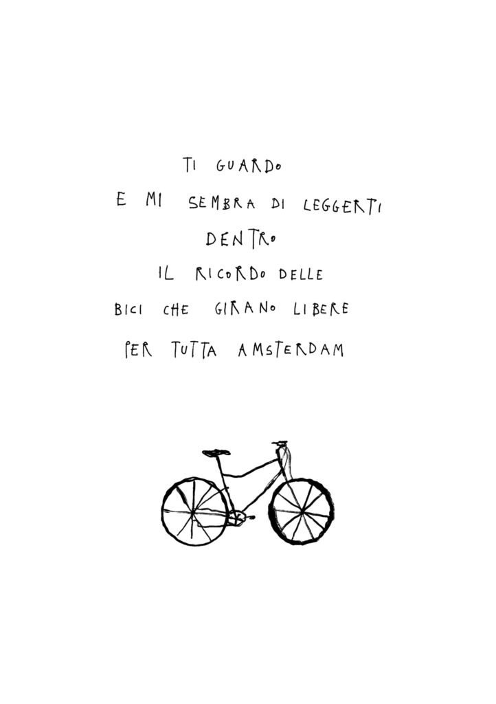 insodiosfatto illustrazione bicicletta e poesia