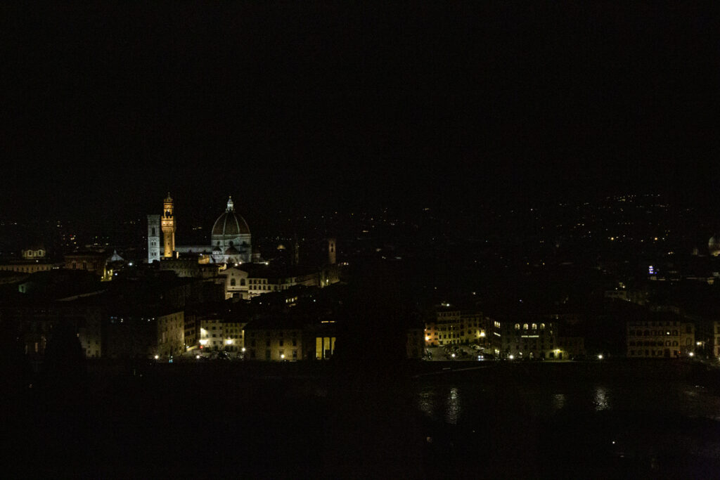 Villa Bardini vista notturna Firenze