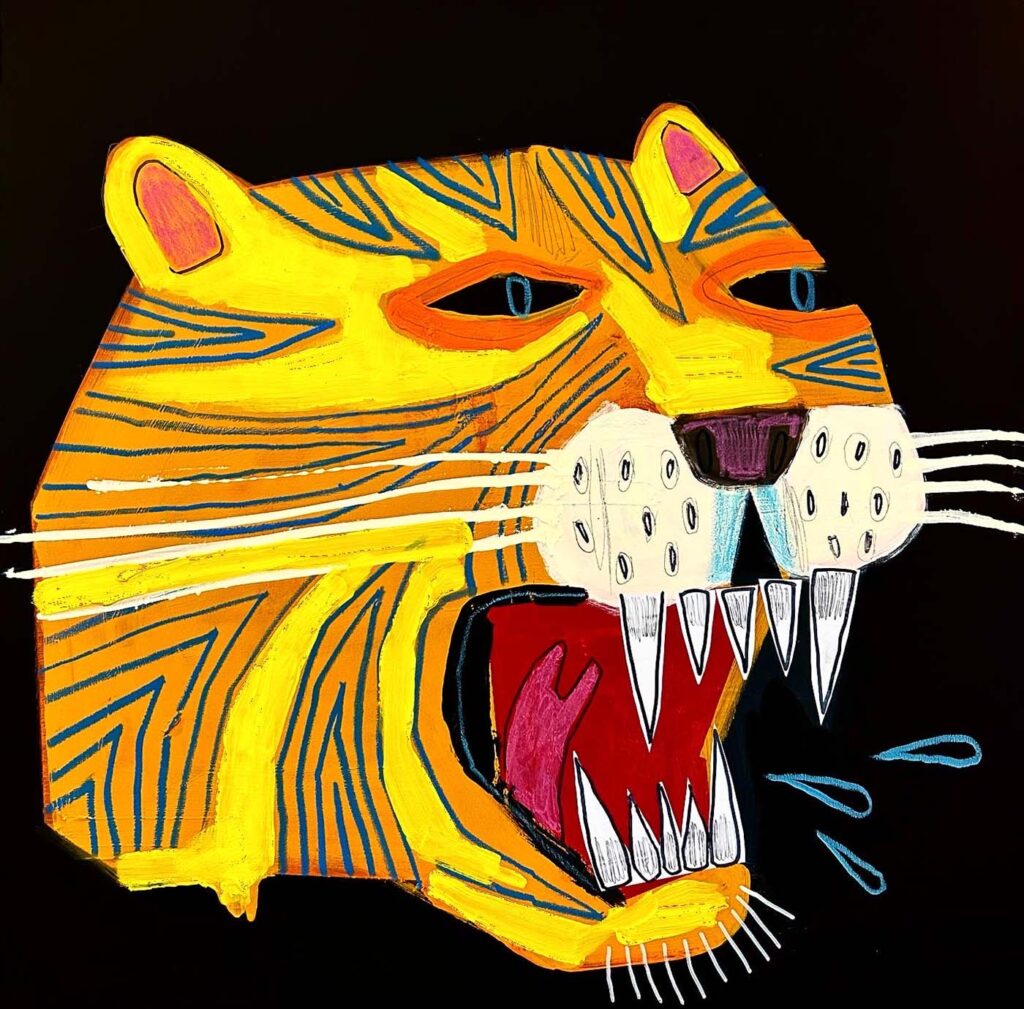 tatuaggio tigre gialla loreprod